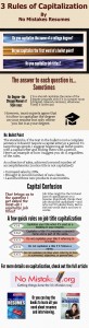 3 rules of capitalization on resumes