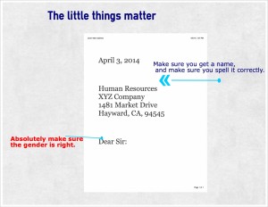 cover letter example