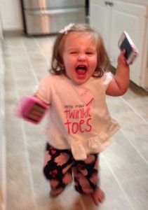 adalina with iPhone, used for post on responsibilities are resume killers