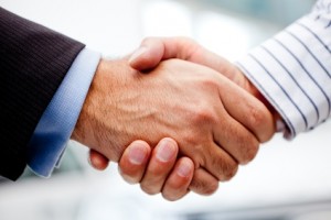 business handshake